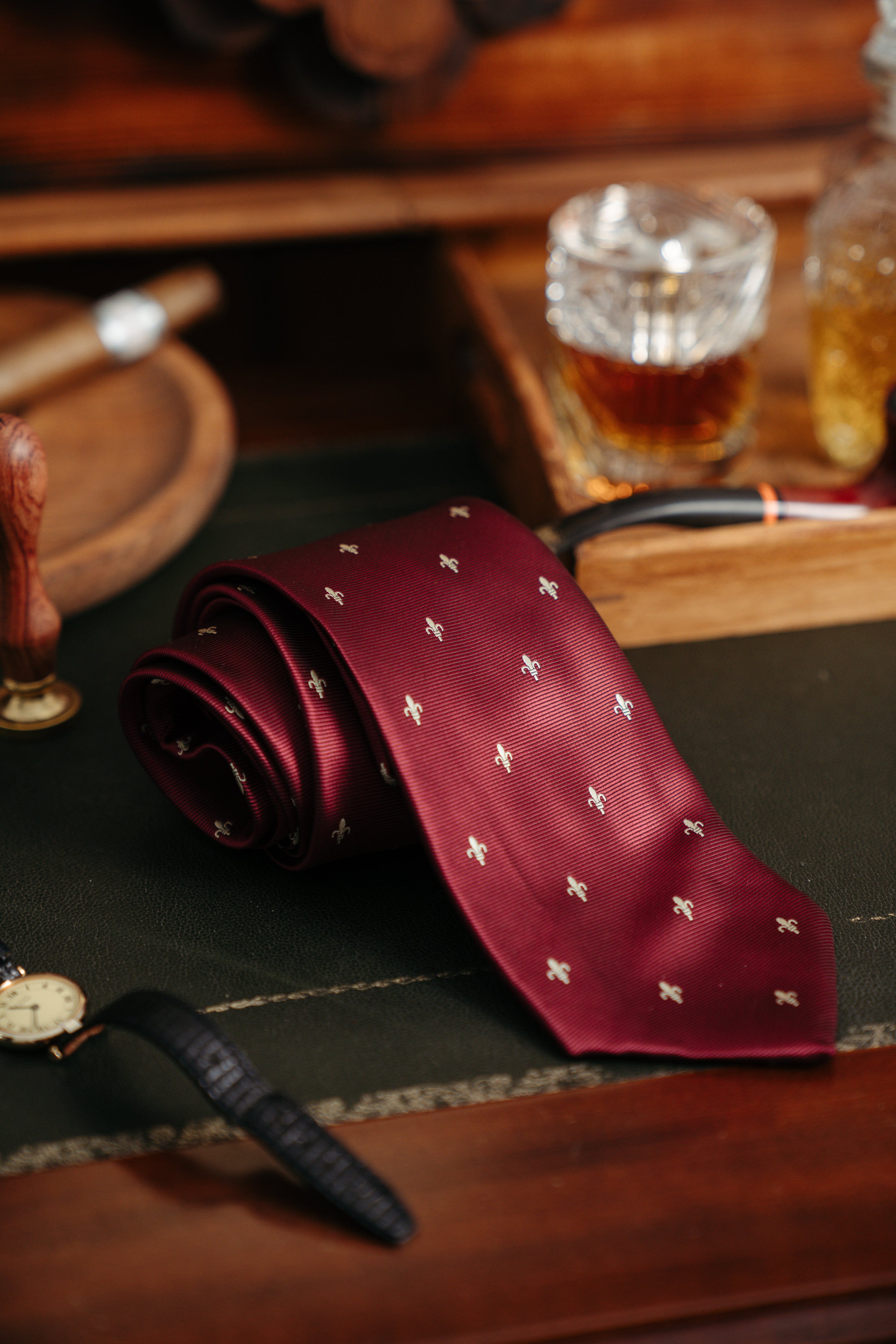 Corbata Flor de Lis