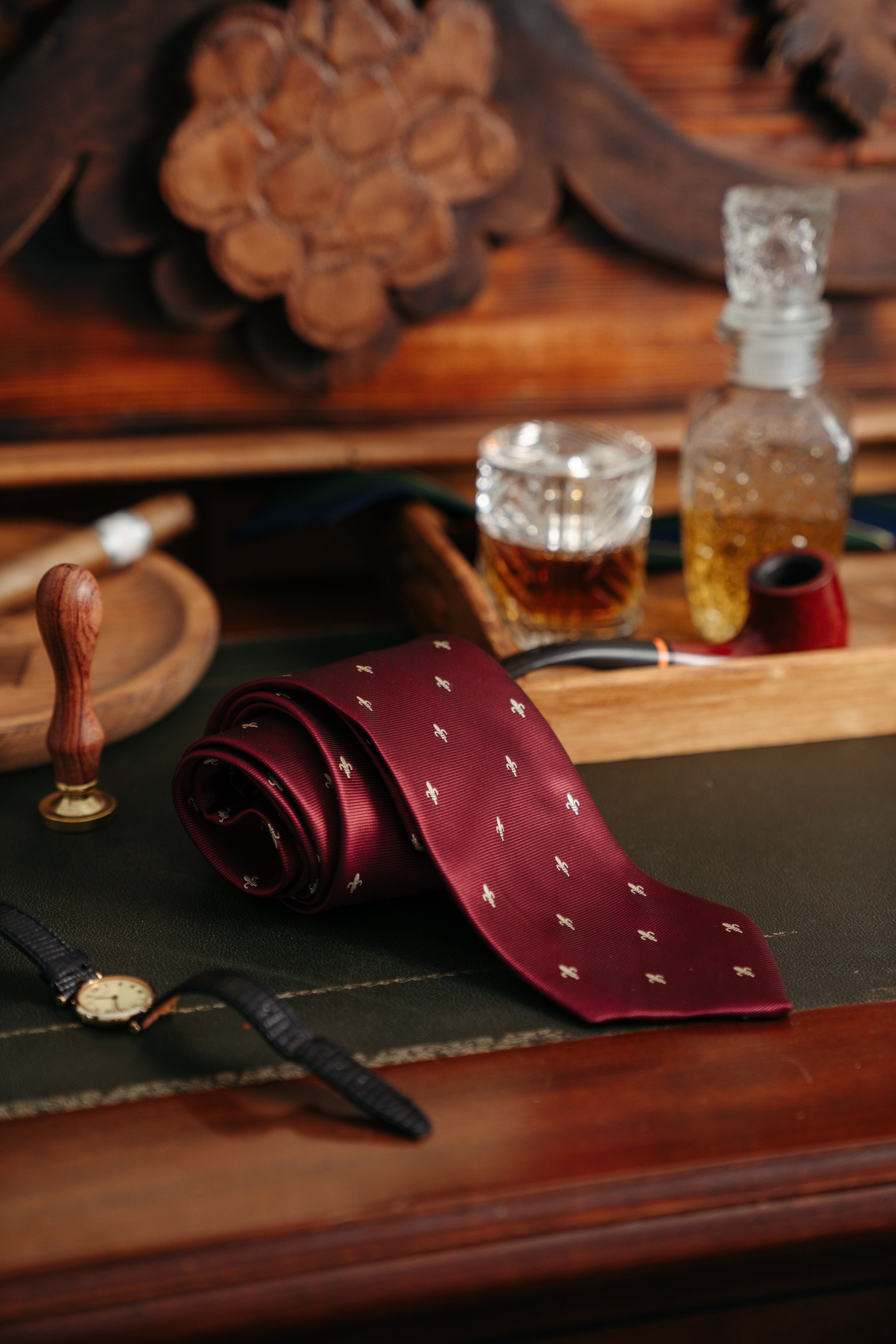 Corbata Flor de Lis