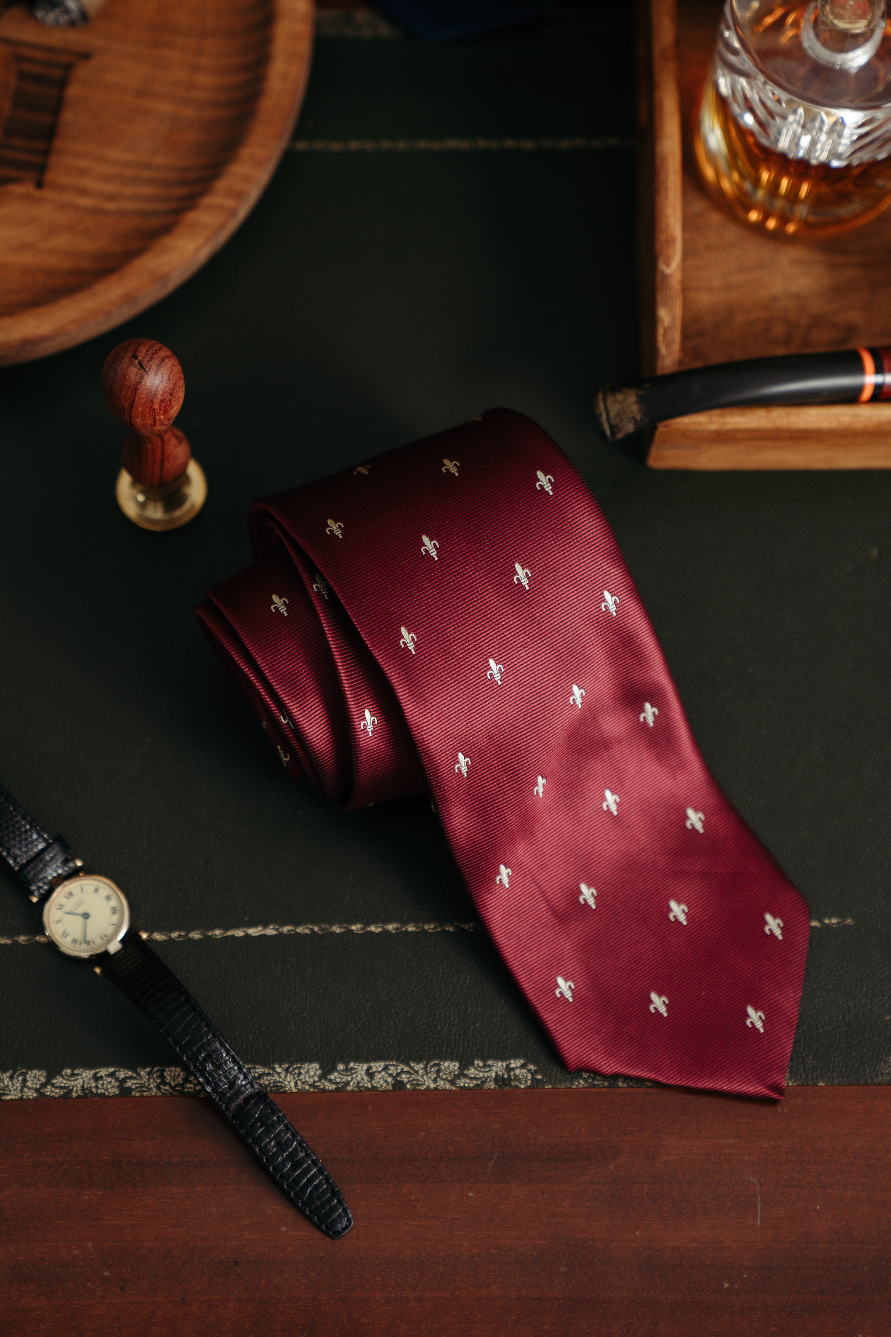 Corbata Flor de Lis